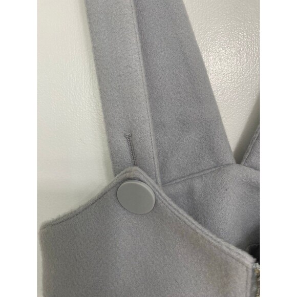 ONE MORE Pinafore Overall Acadamia Cottage Core Dress  A-Line Mini Patch Pockets - Picture 7 of 12